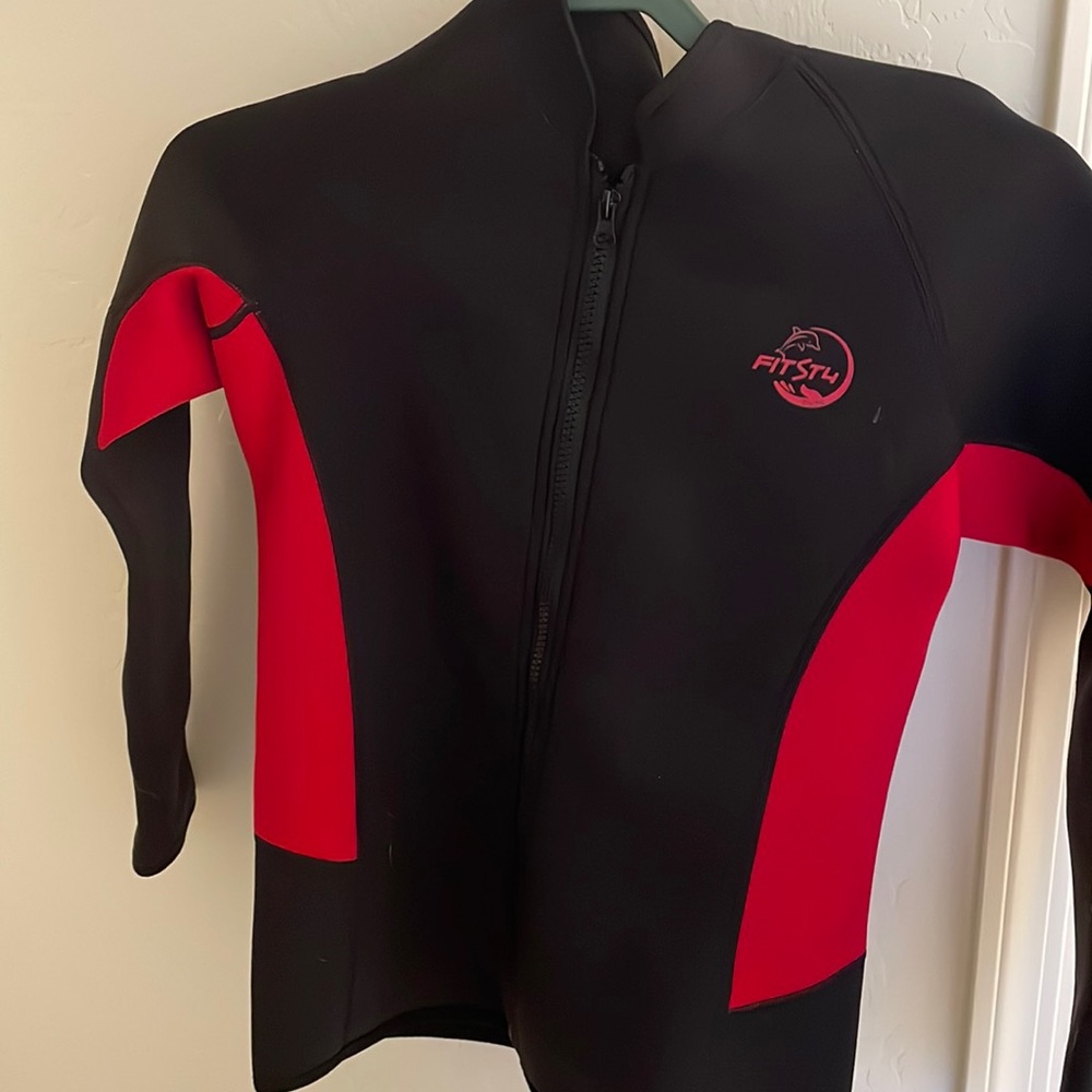 Red Swim Top Size M